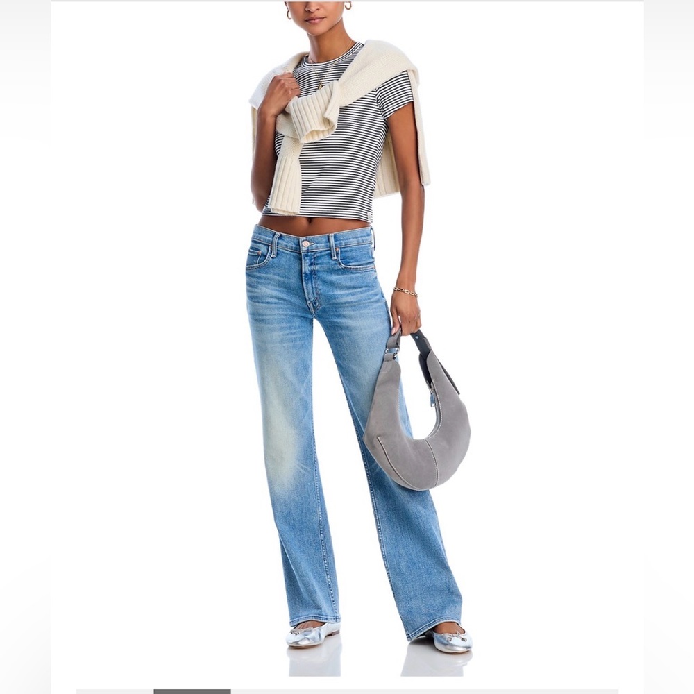 Mother Denim THE BOOKIE SNEAK EYE OF THE TIGER size 27 NWOT